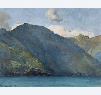 TOM ROBERTS (1856-1931) <i>Lake Como</I> 1913 ESTIMATE: $40,000 - $50,000 | Sold for $73,636 (incl. buyer's premium)